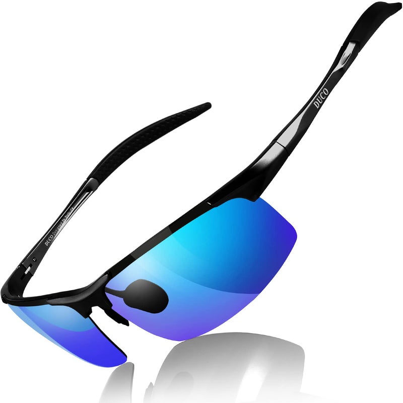 DUCO Mens Sports Polarized Sunglasses UV Protection Sunglasses for Men 8177s - Image 1